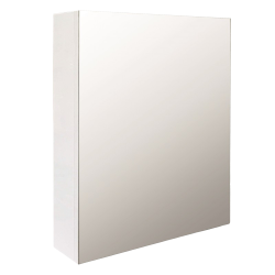 Шкаф PVC горен огледален за баня 450x120x550мм. ИЛИНА ICMC 4512-55