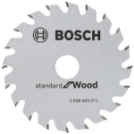 Диск метален HM за рязане на дърво ф 85х15х1,1 мм, z 20, Bosch