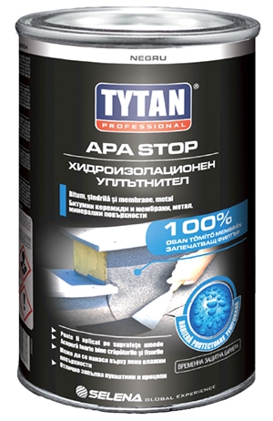 Уплътнител хидроизолационен APA STOP 1000гр. Tytan
