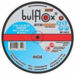 Диск карбофлексов за рязане на метал 125/1/22,2 INOX BULFLEX