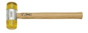 Чук силиконов с дървена дръжка 0.400 кг, ф 35 мм, червен, Athler 925, 392504