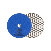 Диск диамантен за шлайфане на гранит, мрамор, камък и скални материали с гръб велкро 100x18 мм, P50 Rubi