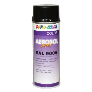 Спрей AEROSOL ART RAL 9005 400мл.Черен гланц