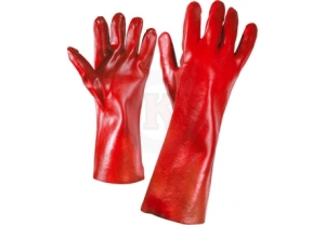 Ръкавици PVC червени 35см REDSTART-6035