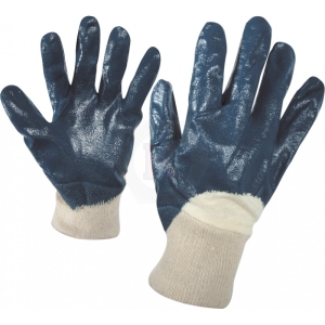 Ръкавици топени в нитрил сини HARRIER