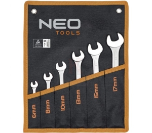 Комплект ключове звездогаечни 6-17мм, 6бр. Neo 09-750