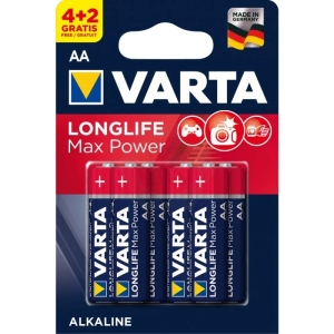 Батерии алкални LR 6 AA 4+2 бр. VARTA
