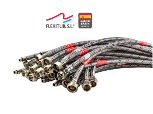 Гъвкава връзка с неръжд. нишка FLEXITUB 3/8"F х 3/8"F 90см.