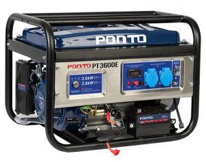 Генератор за ток бензинов Ponto GT3500E 3 kW. 220V.