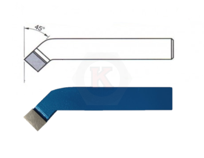 Стругарски нож проходен извит ISO-2 R 25х25 Р30 десен