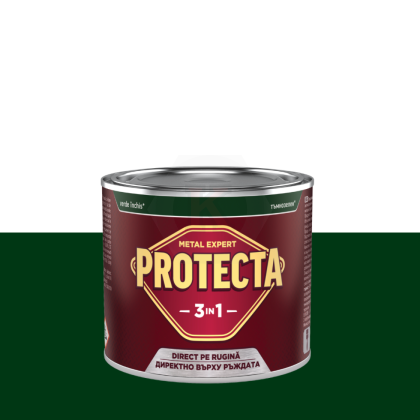 Емайллак 3 в1 тъмно зелен 0,500л PROTECTA