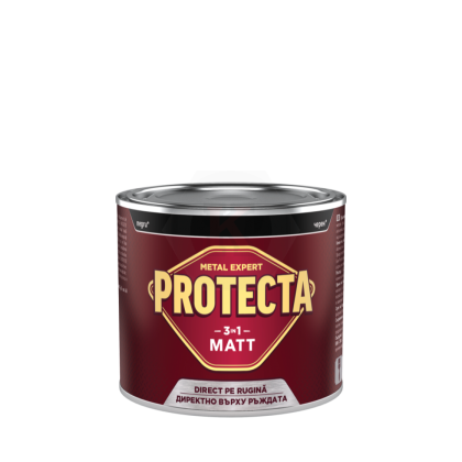 Емайллак 3 в1 черен мат 0,500л PROTECTA