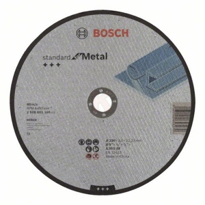 Диск карбофлексов за рязане на метал ф 230 х 3,0 х 22.23 Bosch