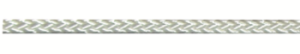 Въже синтетично полиамид Volman плетено 2.3мм бяло опън 80кг 8 жично ролка 500м.