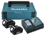 Батерия акумулаторна к-т Makita BL1830x2,DC18RC set Li-Ion 18.0V 3.0Ah