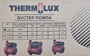 Бустер помпа за повишаване на налягането 3/4" 105W 12/9G Thermolux