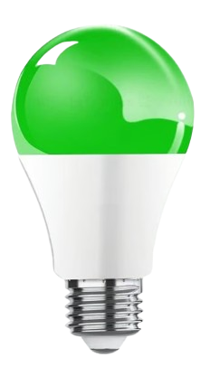 Крушка LED 6W E27 зелена CATA