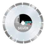 Диск диамантен за сухо и мокро рязане 125х22.2мм Carat Silver Universal CESI